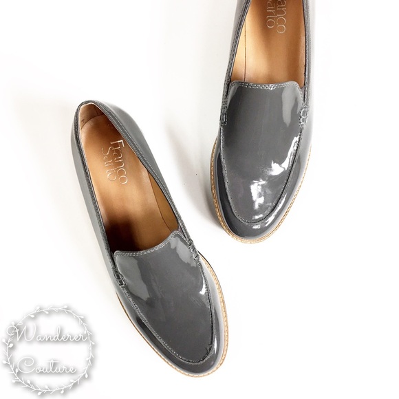 franco sarto patent loafers